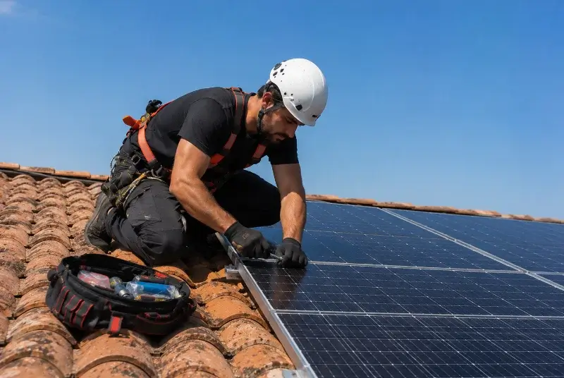 Maintenance et monitoring de panneaux solaires à Ostricourt