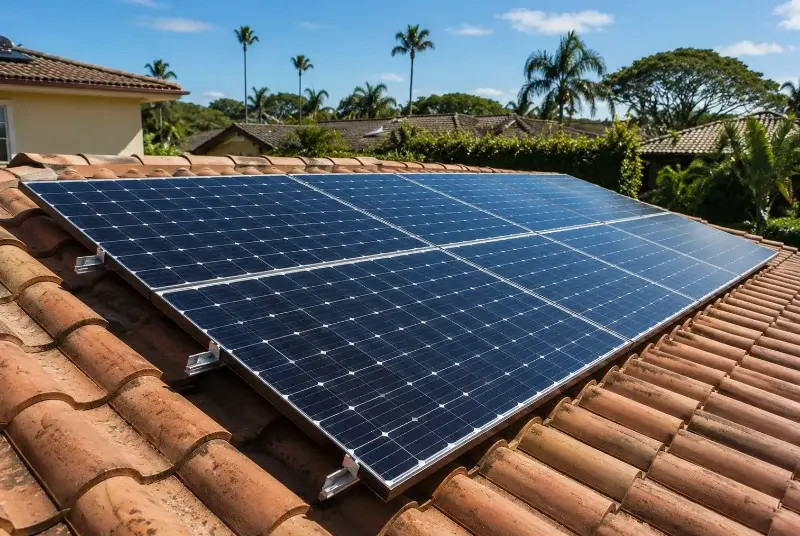 Installation de panneaux solaires à Ostricourt